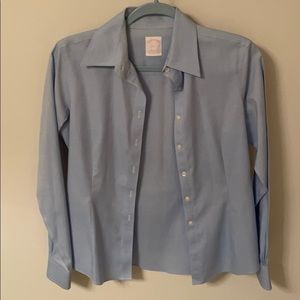 Light blue button down shirt from Brooks Brothers